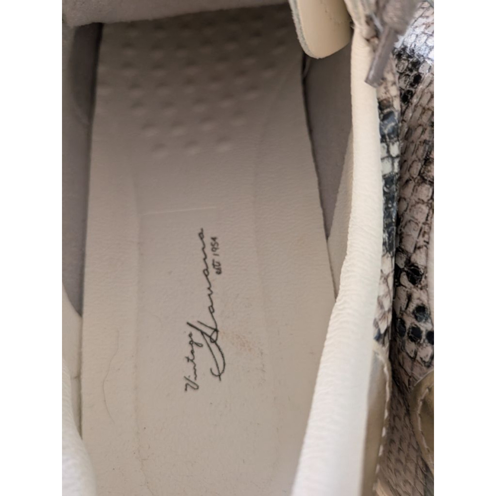 Women's Vintage Havana Bianca Gold Snake Multi Sneakers Size 10 - Picture 7 of 11